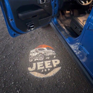 TrailGlow Wrangler Door Logo Projector | Wireless, No Drilling