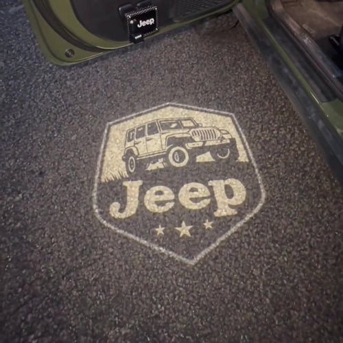 TrailGlow Wrangler Door Logo Projector | Wireless, No Drilling