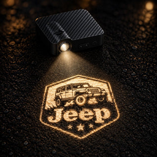 TrailGlow Wrangler Door Logo Projector | Wireless, No Drilling