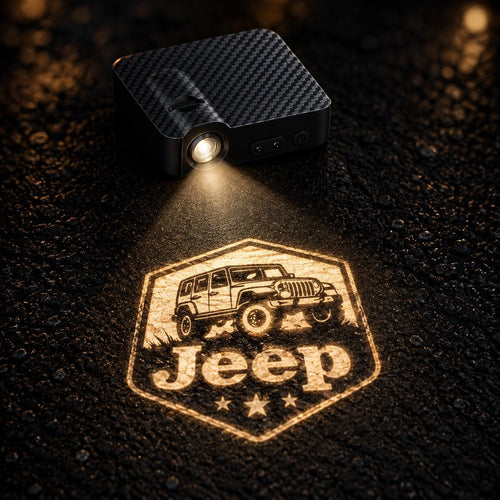 TrailGlow Wrangler Door Logo Projector | Wireless, No Drilling
